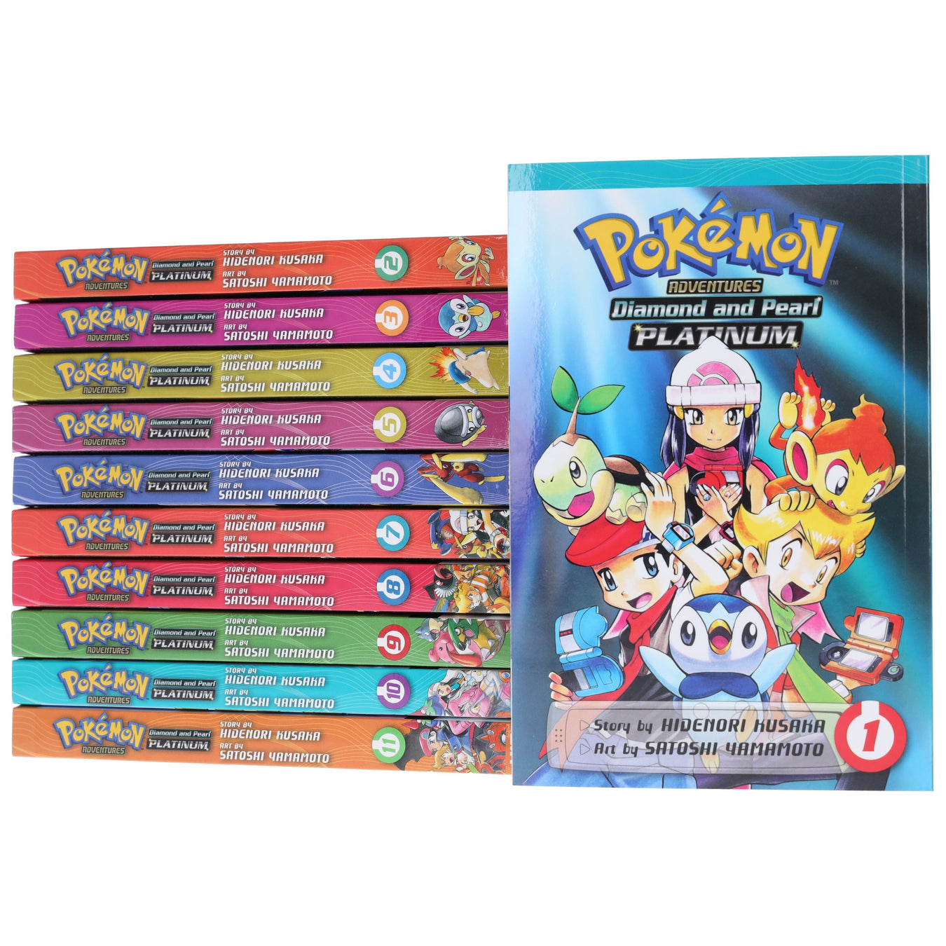 Pokemon Adventures Diamond & Pearl/Platinum Vol. 1-11 Box Set By Hidenori Kusaka - 7+ - Paperback
