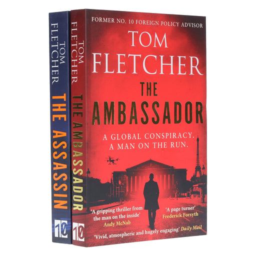 The Diplomat Thrillers Series By Tom Fletcher: 2 books Collection Set - Fiction - Paperback