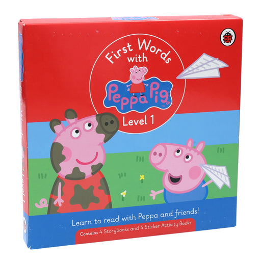 First Words with Peppa Pig (Level 1) 8 Books Collection Box Set - Ages 4-6 - Paperback
