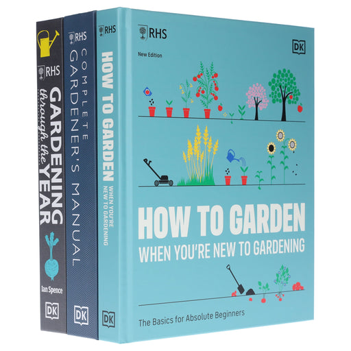 RHS Gardening Collection By DK: 3 Books Collection Set - Non Fiction - Hardback