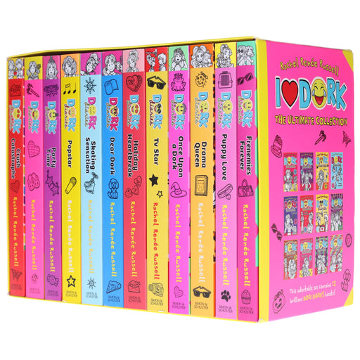 Dork Diaries Series By Rachel Renee Russell 12 Books Collection Box Set - Ages 8+ - Paperback