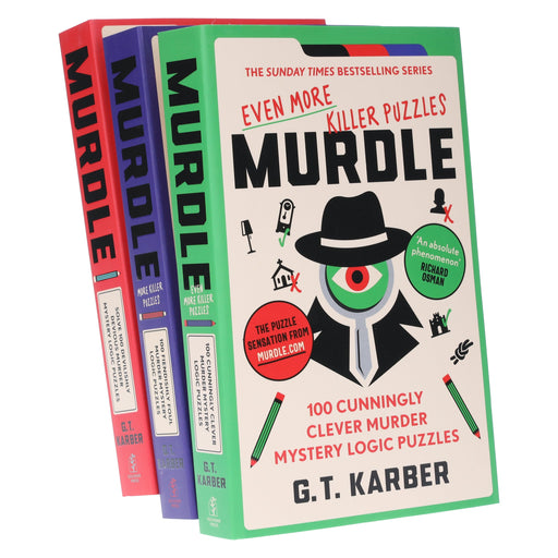 Murdle Puzzle Series By G.T Karber 3 Books Collection Set - Fiction - Paperback