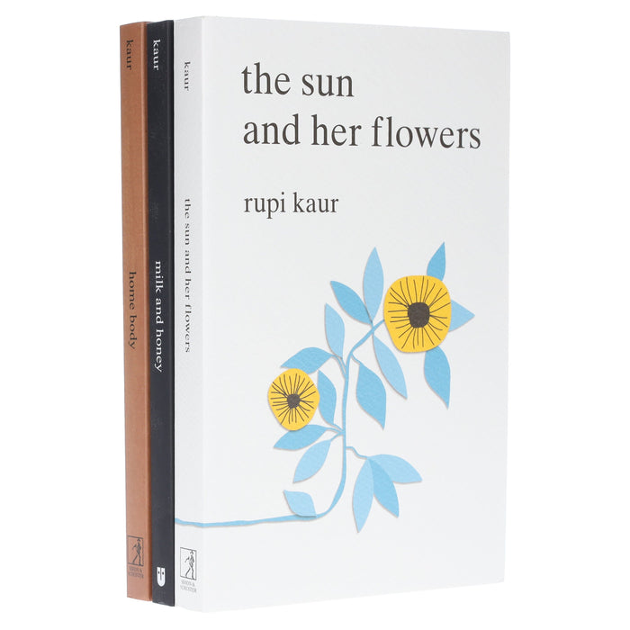 Rupi Kaur 3 Poetry Books Collection Set (Home Body, Milk and Honey & The Sun and Her Flowers) - Non-Fiction - Paperback