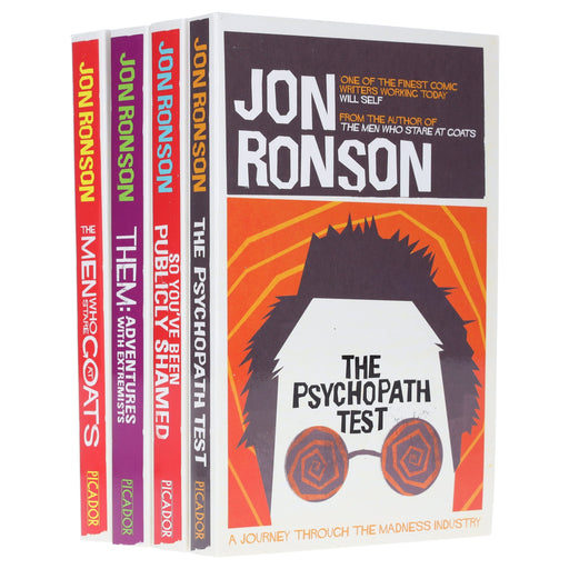 Jon Ronson 4 Books Collection Set - Non-Fiction - Paperback
