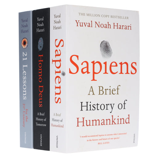 Yuval Noah Harari 3 Books Set Collection - Non-Fiction - Paperback