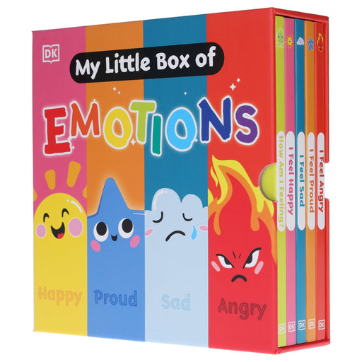 First Emotions: My Little Box of Emotions (Happy, Sad, Angry & Proud) 5 Books Collection Box Set - Ages 0-5 - Board Book