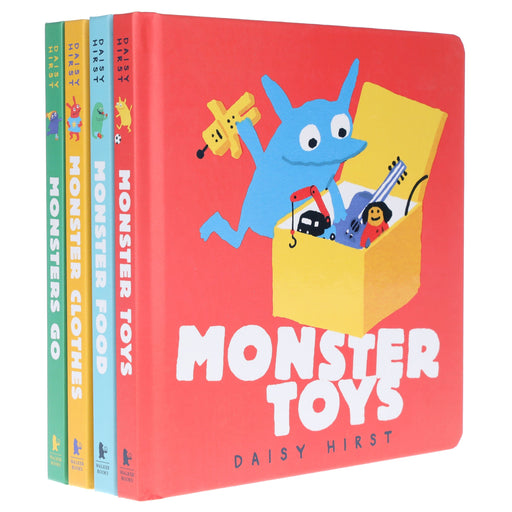 Monster's Series By Daisy Hirst: 4 Books Collection Set - Ages 0-3 - Board Book