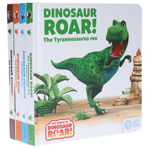 The World of Dinosaur Roar! Series (Set 1) By Peter Curtis & Jeanne Willis 4 Books Collection Set - Ages 3+ - Board Book