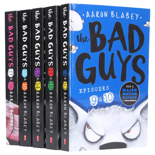 The Bad Guys Episodes 9-18 By Aaron Blabey 5 Books Collection Set - Ages 7-9 - Paperback