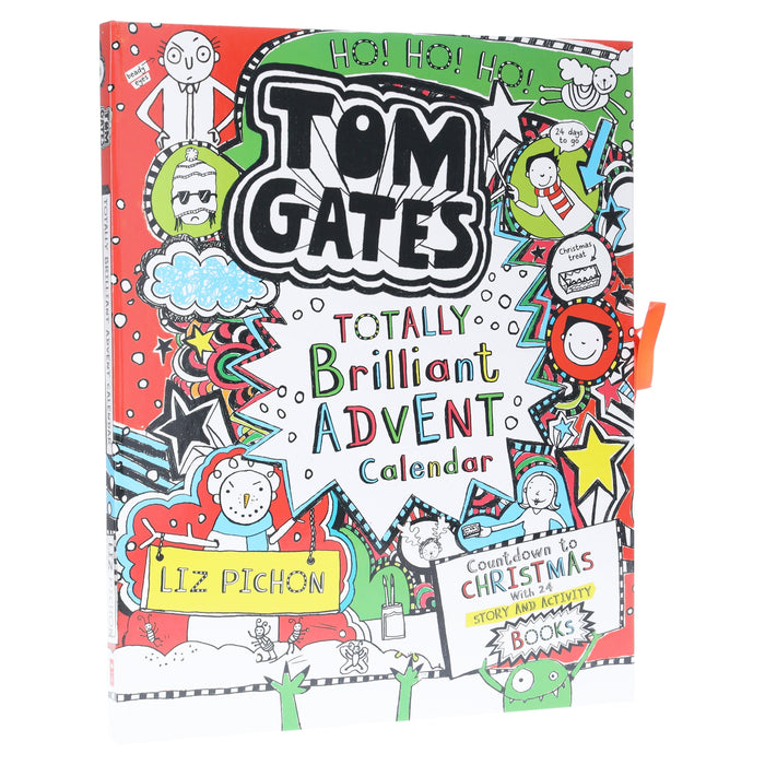Tom Gates Advent Calendar: Christmas Countdown With 24 Story and Activity Books - Ages 8+ - Hardcover