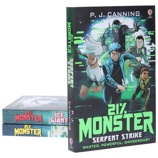 21% Monster Series By P J Canning 3 Books Collection Set - Ages 9-13 - Paperback