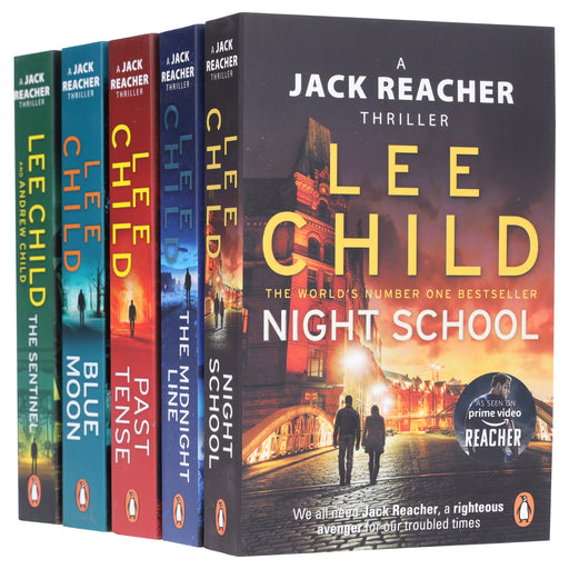 Jack Reacher Series by Lee Child: Books 21-25 Collection Set - Fiction - Paperback