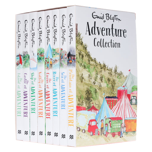 Enid Blyton Adventure Series (Mountain, Sea, River, Circus, Valley, Ship, Castle, Island) 8 Books Collection Box set - Ages 9-14 - Paperback