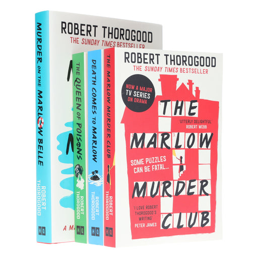 The Marlow Murder Club Mysteries By Robert Thorogood 4 Books Collection Set - Fiction - Paperback/Hardback