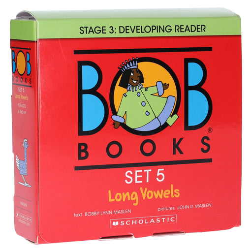 Bob Books Set 5: Long Vowels (Stage 3: Developing Readers) 8 Books Collection Set - Ages 4+ - Paperback