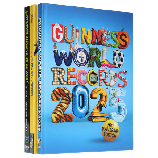 Mind Blowing Facts & Records 2025 Collection 3 Books Set – Non Fiction - Hardback