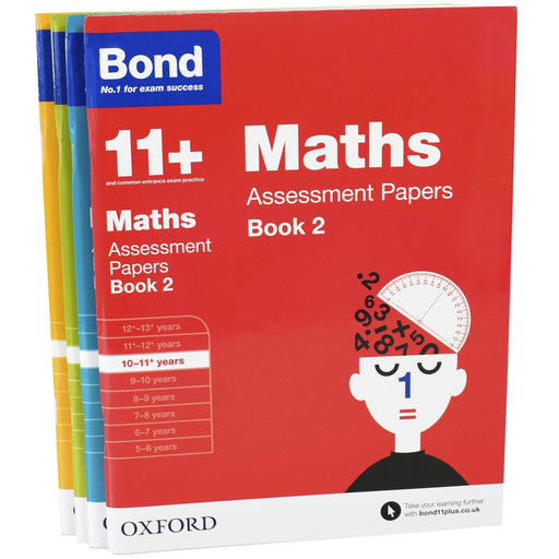 Bond 11+ Assessment Papers Book 2 (10-11 Years) 4 Books Collection by Oxford - Paperback