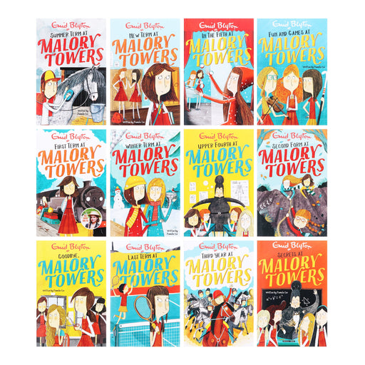 Damaged - Malory Towers 12 Book Collection Set By Enid Blyton - Ages 9-14 - Paperback M 40