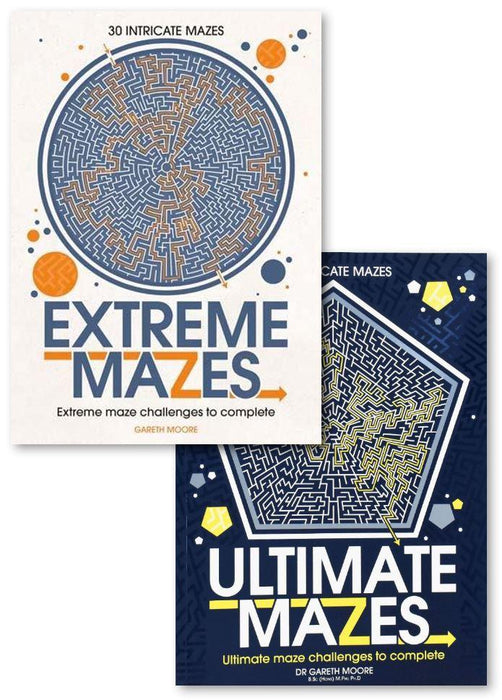 Ultimate Extreme Mazes 2 Books by Dr Gareth Moore - Non Fiction - Paperback