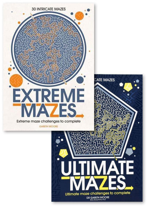 Ultimate Extreme Mazes 2 Books by Dr Gareth Moore - Non Fiction - Paperback