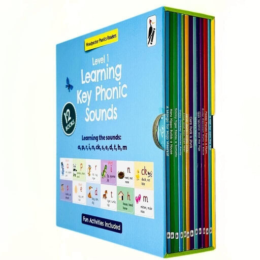 My First Phonic Sounds (Level 1) with Included Fun Activities 12 Books Collection Box Set - Ages 3+ - Paperback