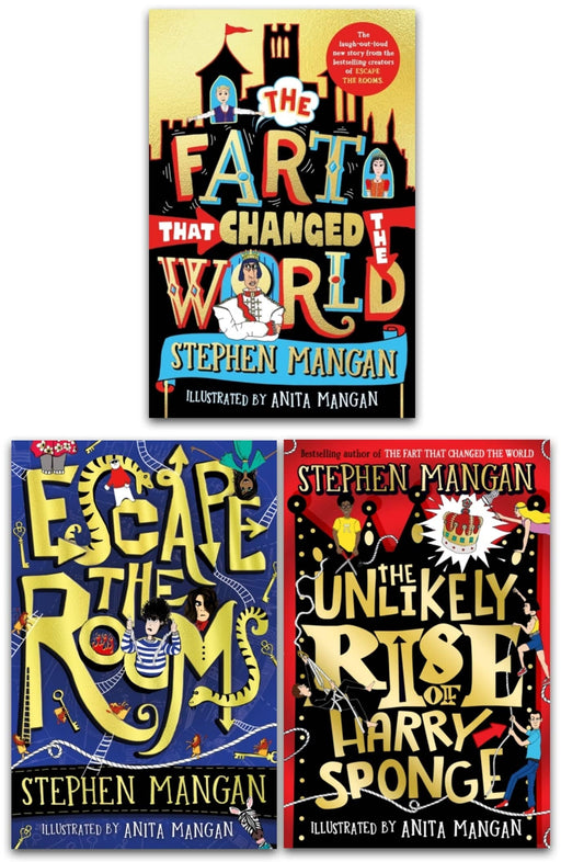Stephen Mangan 3 Books Collection Set - Ages 8-12 - Paperback