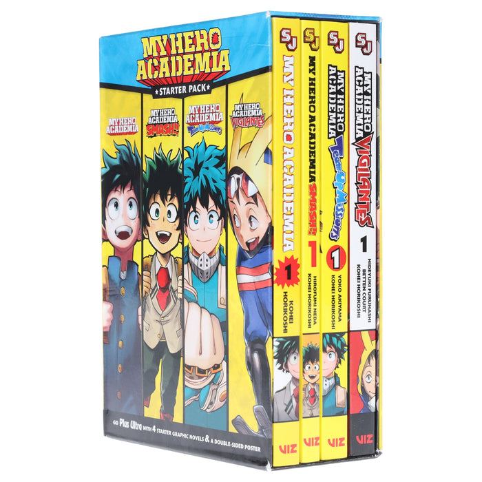 My Hero Academia Series by Kohei Horikoshi: 4 Books Collection Set - Ages 14-17 - Paperback