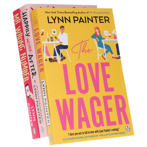 Lynn Painter Collection (Mr Wrong Number, The Love Wager & Happily Never After) 3 Books Set - Fiction - Paperback