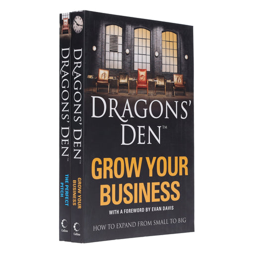 Dragons’ Den Collection 2 Books Set (Grow Your Business, The Perfect Pitch) - Non Fiction - Paperback