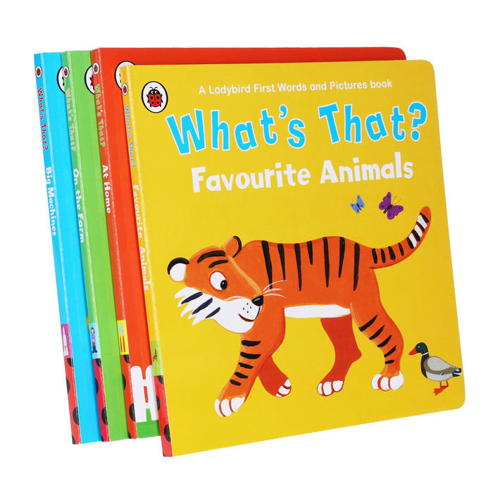 What's That? A Ladybird First Words And Pictures Series 4 Books Collection Set - Ages 1-3 - Board Book