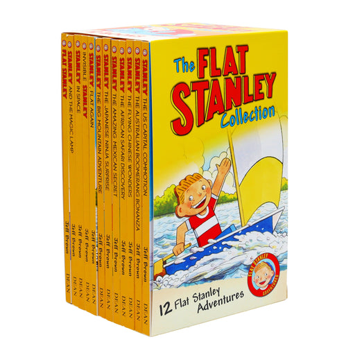 The Flat Stanley Adventure 12 Books Collection Box Set By Jeff Brown - Ages 6-10 - Paperback