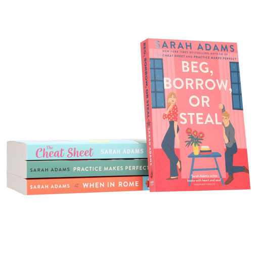 Sarah Adams Collection (The Cheat Sheet, When in Rome, Practice Makes Perfect & Beg, Borrow, or Steal) 4 Books Set - Fiction - Paperback