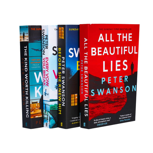 Peter Swanson 4 Books Collection Set - Fiction - Paperback