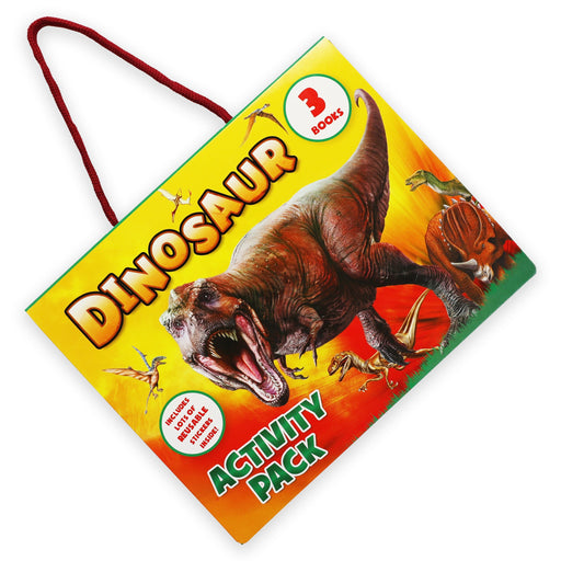 Dinosaur Activity Pack Colouring Books & Stickers 3 Books Collection Set - Ages 3+ - Paperback
