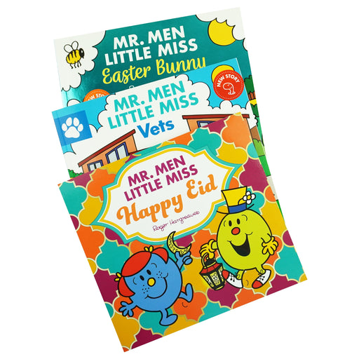 Mr. Men and Little Miss Collection by Roger & Adam Hargreaves 3 Books Set - Ages 3+ - Paperback