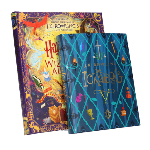 The Ickabog & The Harry Potter Wizarding Almanac By J.K. Rowling 2 Books Collection Set - Ages 7+ - Hardback