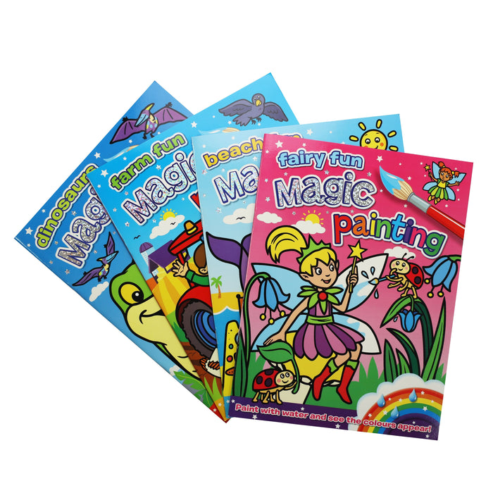 Magic Colour Painting by Angela Hewitt 4 Books Collection Set - Ages 2+ - Paperback