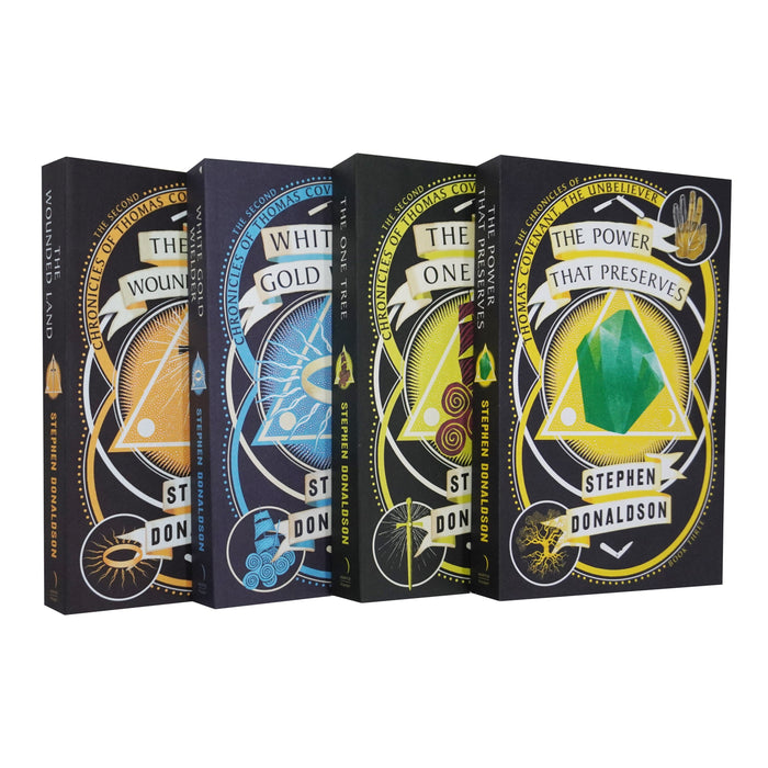 The Chronicles of Thomas Covenant Series By Stephen Donaldson 4 Books Collection Set - Fiction - Paperback