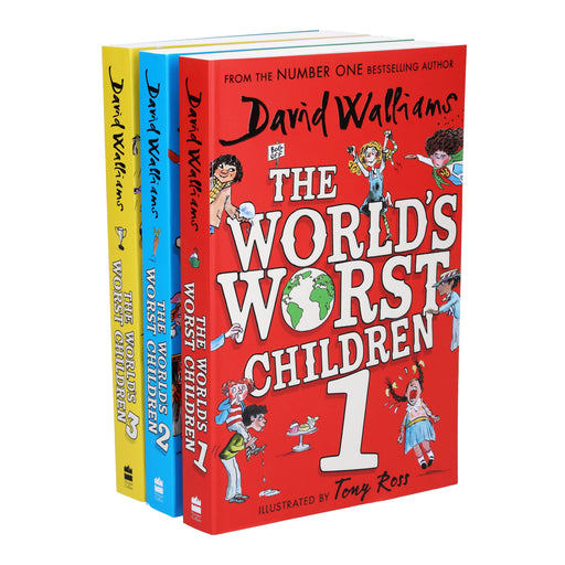 World's Worst Children by David Walliams 3 Books Collection Set - Ages 7+ - Paperback