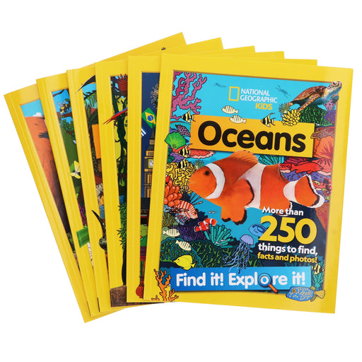 Find it! Explore it! By National Geographic Kids 6 Books Collection Set - Ages 5-7 - Paperback