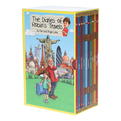 The Diaries of Robins Travels Adventures 10 Books by Angie Lake & Ken Lake - Age 9-14 - Paperback