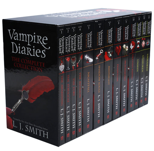 Vampire Diaries The Complete Collection 13 Books Box Set by L. J. Smith - Ages 12+ - Paperback
