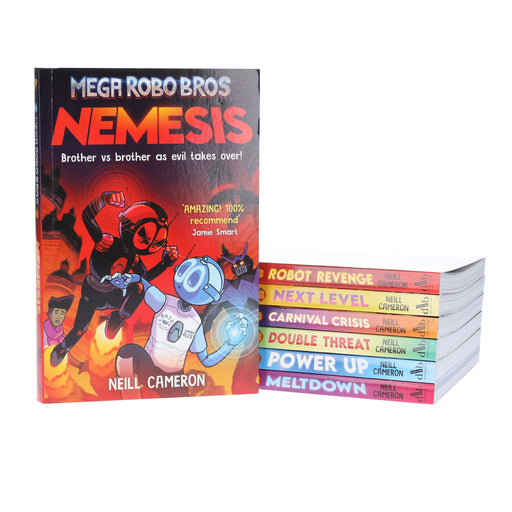 Mega Robo Bros Series By Neill Cameron Graphic Novels 7 Books Collection Set - Ages 9-12 - Paperback