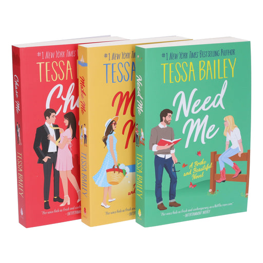 Broke and Beautiful Series by Tessa Bailey 3 Books Collection Set - Fiction - Paperback